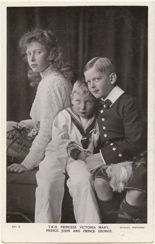Princess mary, countess of harewood; prince john; prince george, duke of kent npg x193236