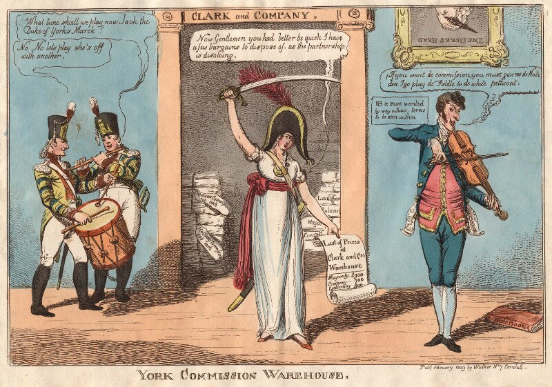 York commission warehouse (mary anne clarke (née thompson); domenico corri) npg d1371