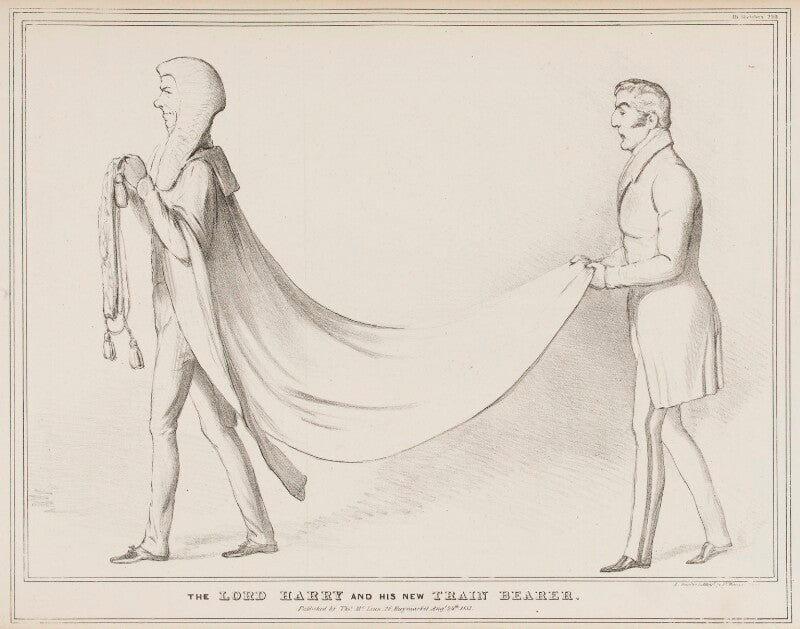 The lord harry and his new train bearer npg d41157