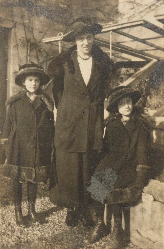 Barbara strachey; miss prynne; ursula margaret wentzel (née strachey) npg ax160852