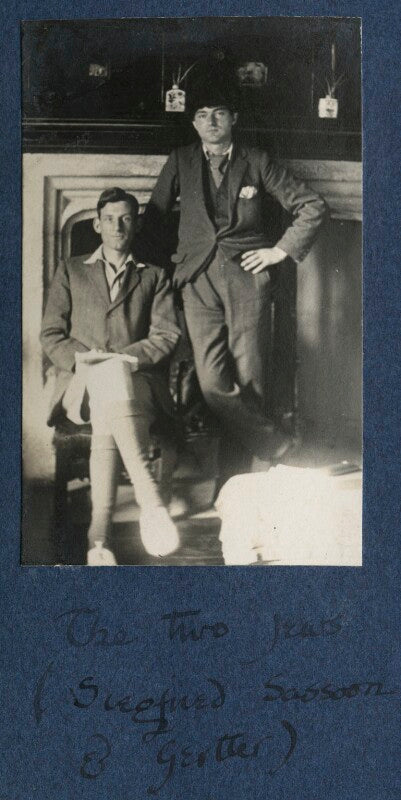 'the two jews' (siegfried sassoon; mark gertler) npg ax141233