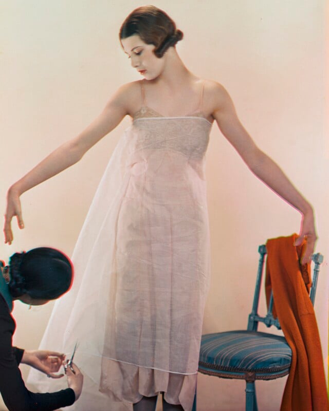 A day in the life of a debutante: visits the dressmaker (betty cowell) npg x222134
