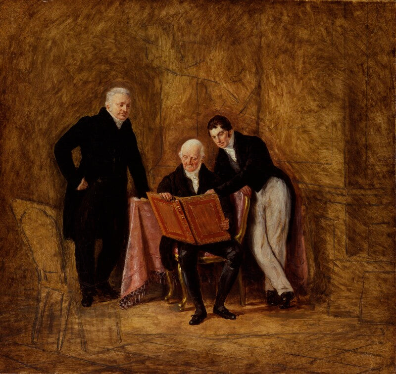Study for 'patrons and lovers of art' npg 793