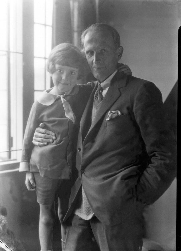 A.a. milne; christopher robin milne npg x19578