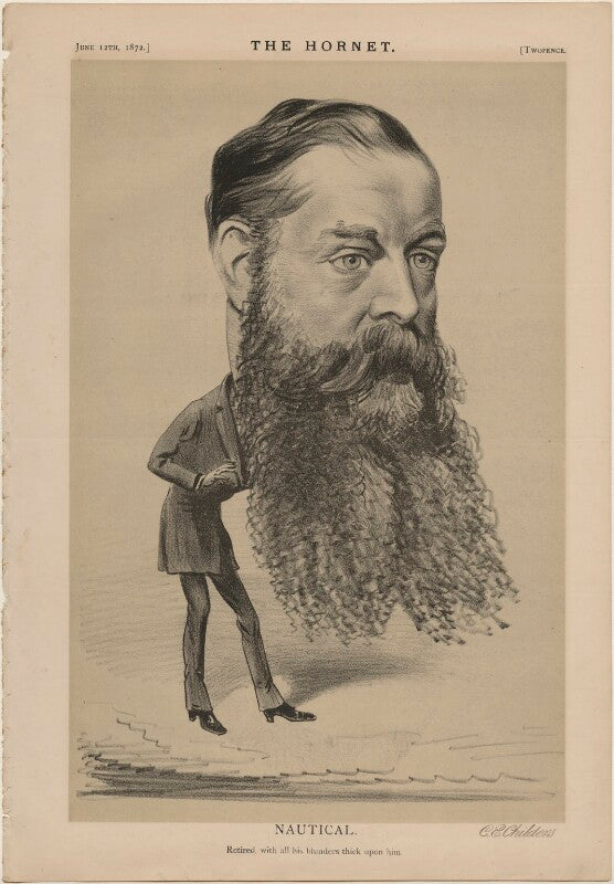 Hugh culling eardley childers ('nautical. retired, with all his blunders thick upon him.') npg d48292