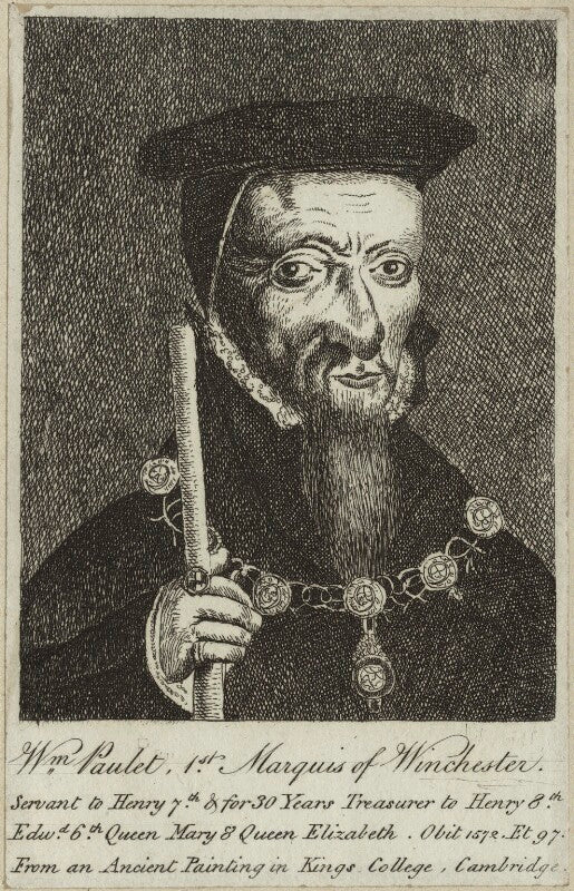 William paulet, 1st marquess of winchester npg d25102