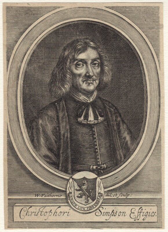 Christopher simpson (sympson) npg d29151