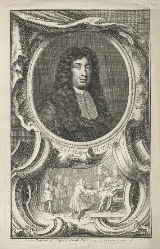 George savile, 1st marquess of halifax npg d35212