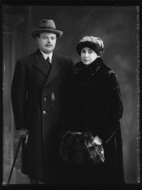 Countess elen willcox (née soumarokow elston); james m. willcox npg x158568