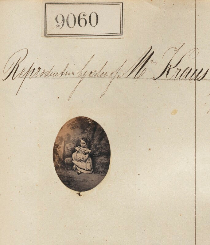 Unknown child ('reproduction by order of mrs kraus') npg ax58883
