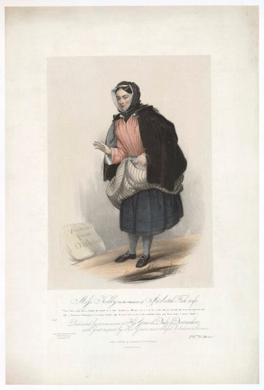 Frances ('fanny') maria kelly as a scotch fishwife npg d36804