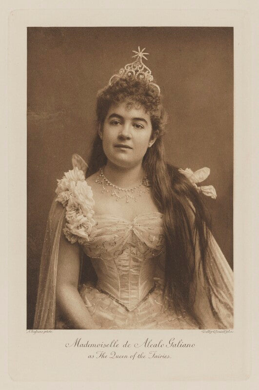 Mademoiselle de alealo galiano as the queen of the fairies npg ax41030