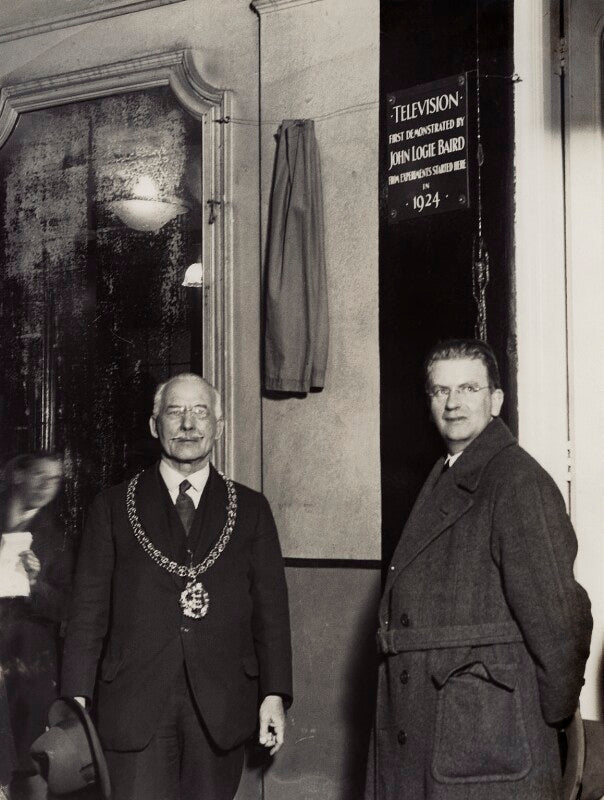 Arthur davis thorpe; john logie baird npg x11616