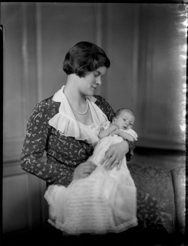 Mary sibyl hope (née ricardo), lady rankeillour; peter thomas more hope, 4th baron rankeillour npg x151704