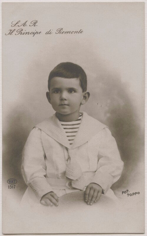 Umberto ii, king of italy npg x74437