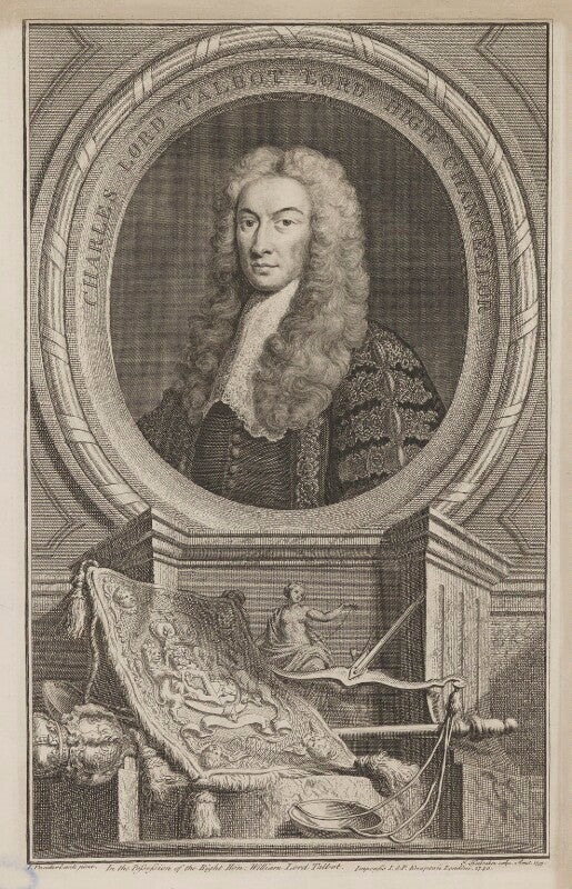 Charles talbot, 1st baron talbot of hensol npg d40801