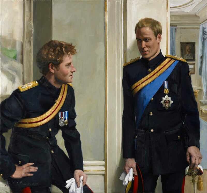William, prince of wales; prince harry, duke of sussex npg 6876