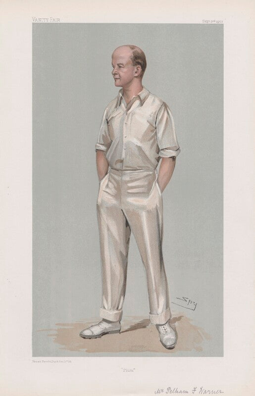 Sir pelham francis warner ('men of the day. no. 891. "plum"') npg d45186