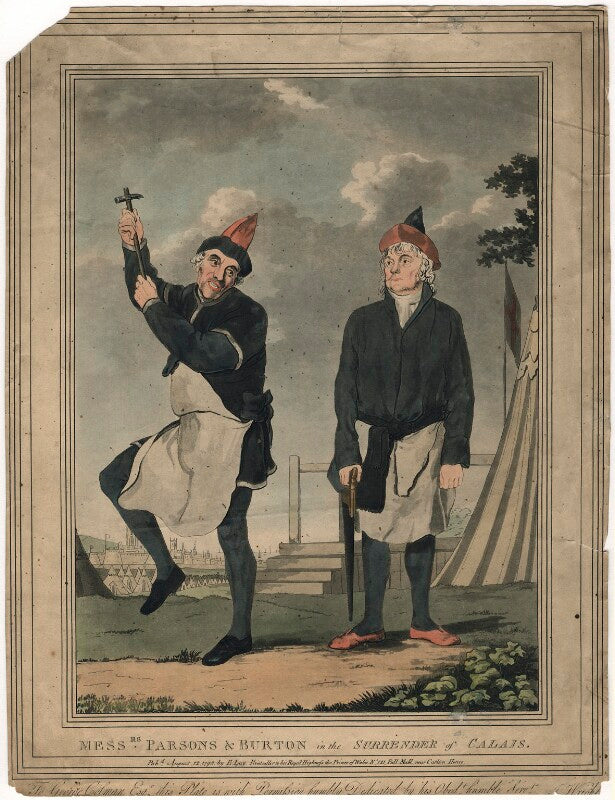 Mr burton; william parsons (in the 'surrender of calais') npg d8437