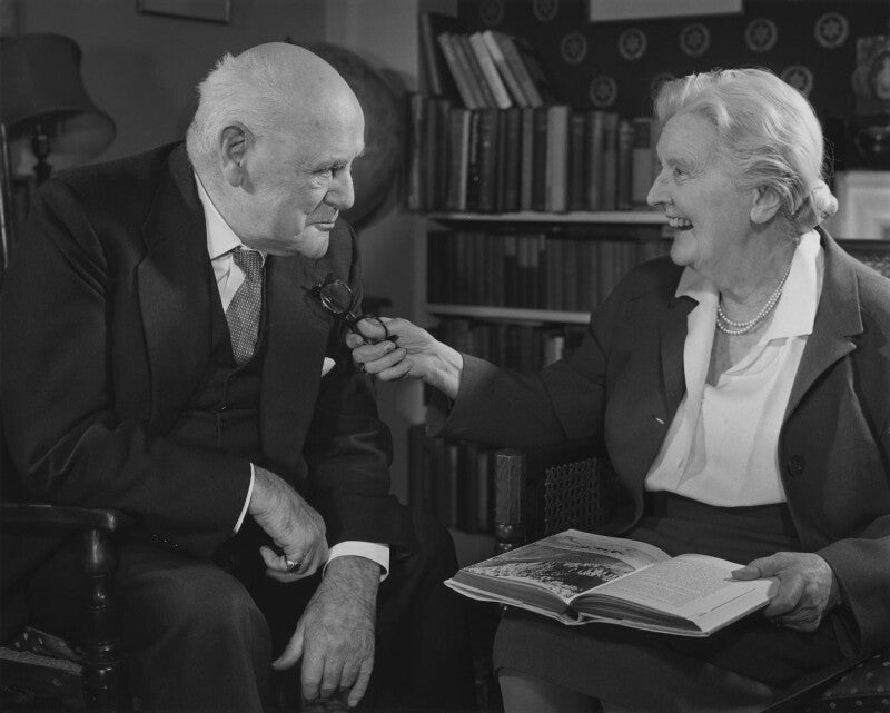 Sir lewis thomas casson; sybil thorndike npg x166109