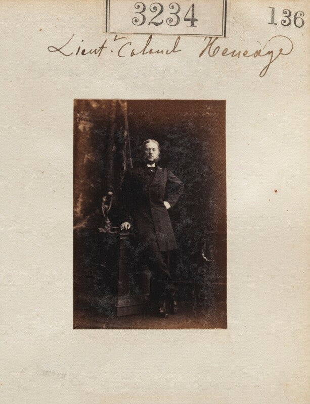 Lieutenant colonel heneage npg ax52634