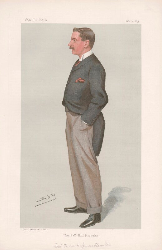 Lord frederick spencer hamilton ('statesmen. no. 647.') npg d44737