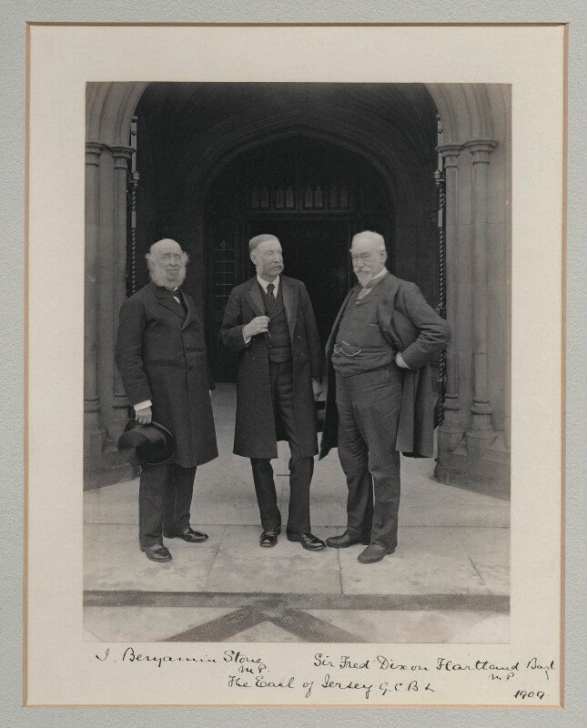 Group at the houses of parliament npg x135510