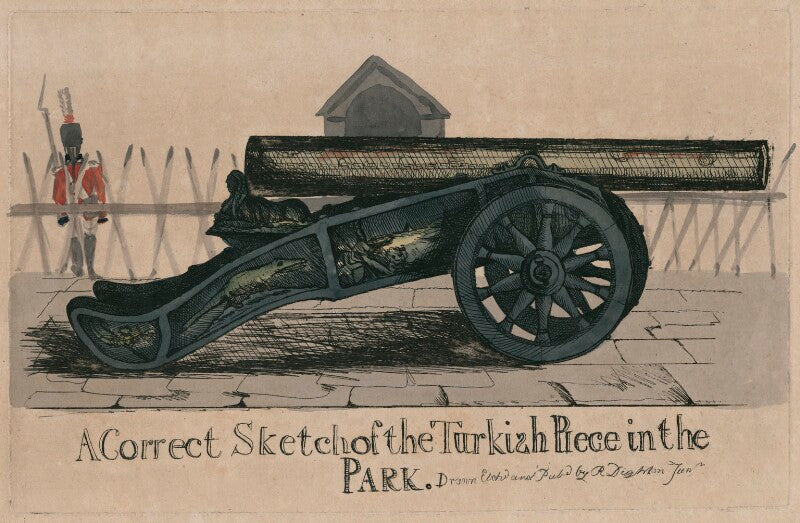 A correct sketch of the turkish piece in the park npg d47078