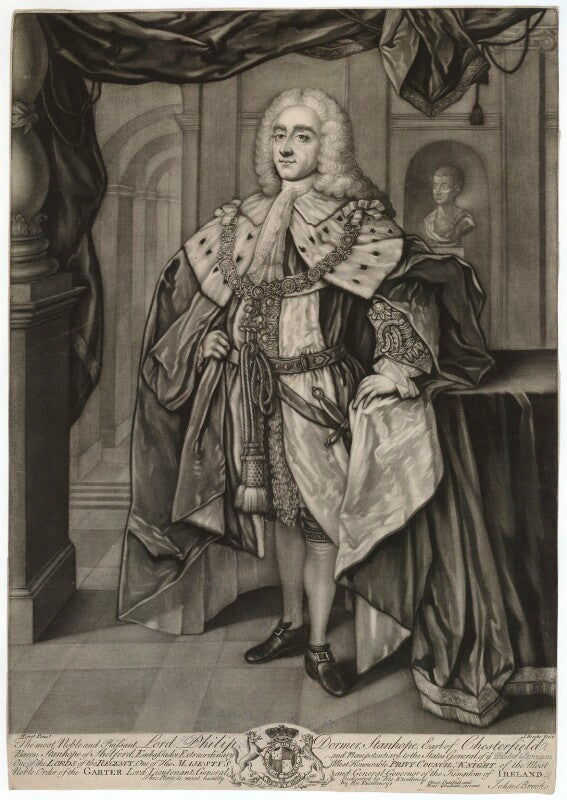 Philip dormer stanhope, 4th earl of chesterfield npg d33065
