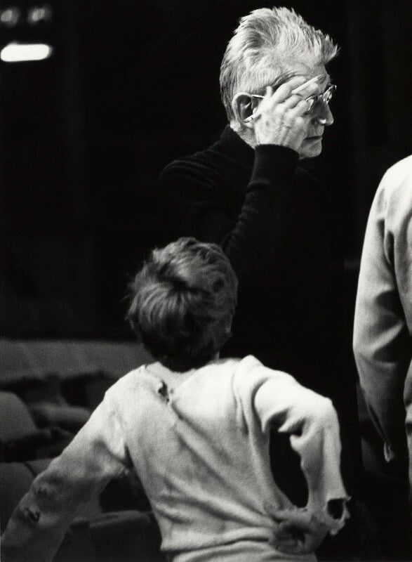 Samuel beckett and an unknown boy npg x29002