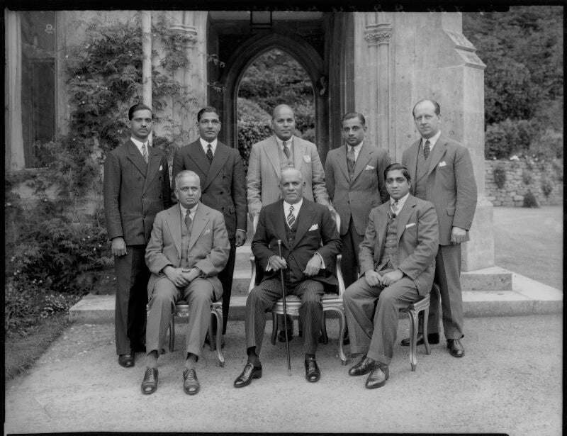 Sir sayaji rao iii, maharaja of baroda; sir pratapsinha gaekwar sena khas khel shamsher bahadur, maharaja of baroda npg x96777