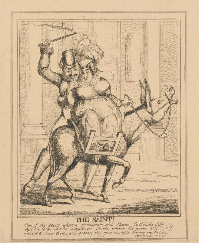 The saint! (bartolomeo pergami; princess caroline of brunswick wolfenbüttel) npg d17912a