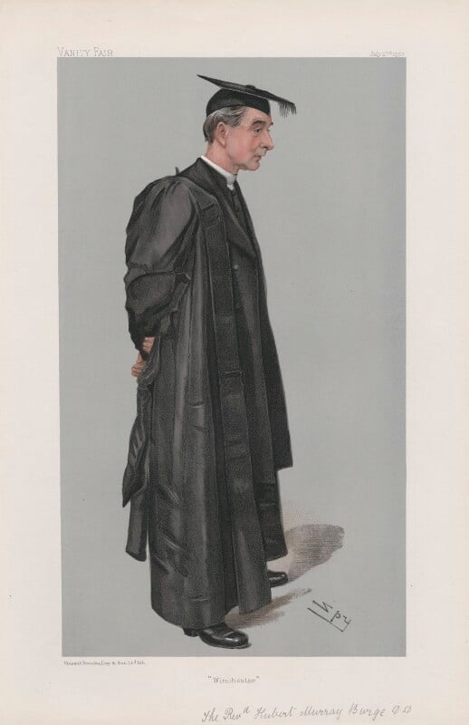 Hubert murray burge ('men of the day. no. 885. "winchester"') npg d45177