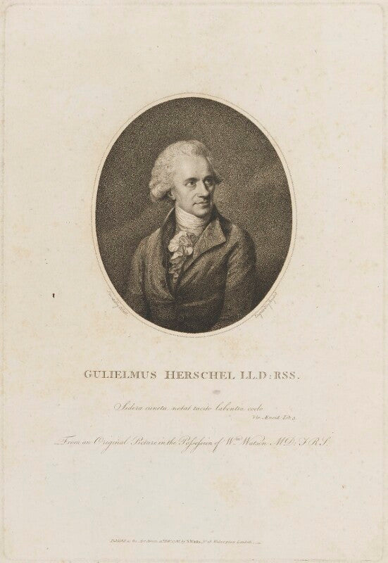 Sir william herschel ('gulielmus herschel ll.d : rss') npg d14425