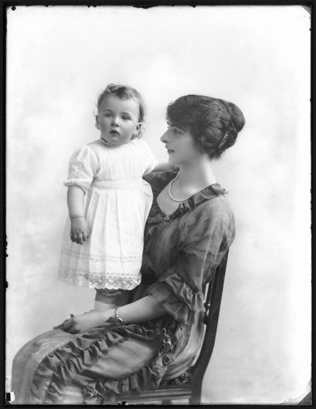 Lady marjorie gwendolen rowley (née cochrane); john charles cochrane fydell rowley npg x120535