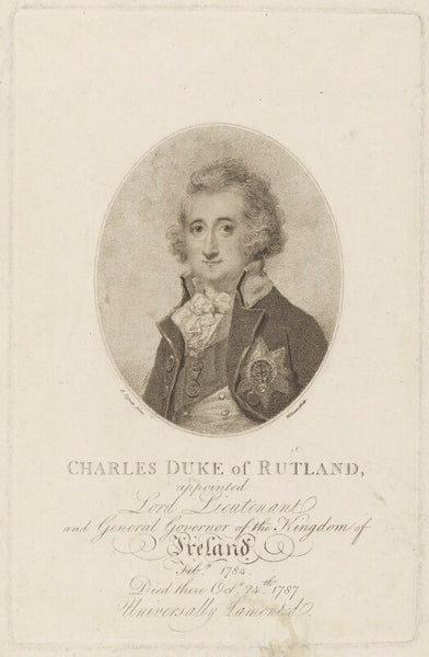 Charles Manners, 4th Duke of Rutland Greetings Card National Portrait
