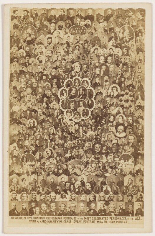 'upwards of five hundred photographic portraits of the most celebrated personages of the age' npg x139661