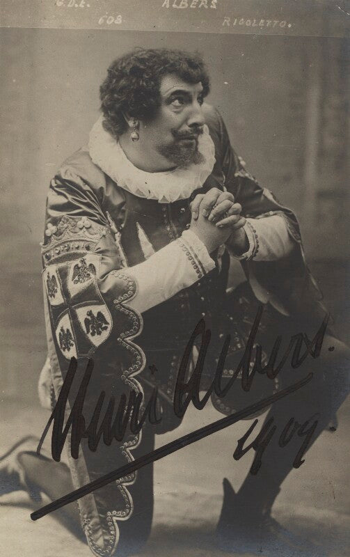 Henri albers as 'rigoletto' npg x5781