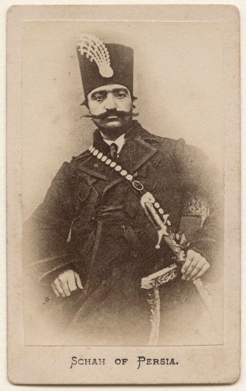 Nasser al din, shah of persia npg x74349