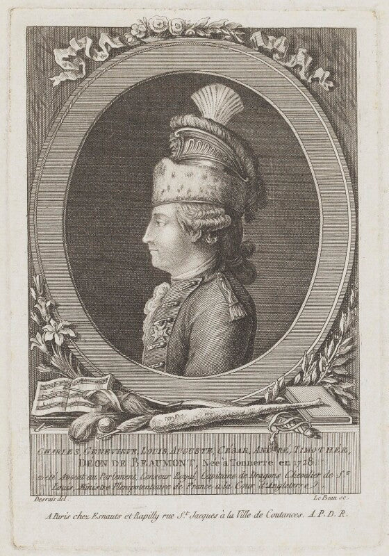 Chevalier d'eon npg d49409