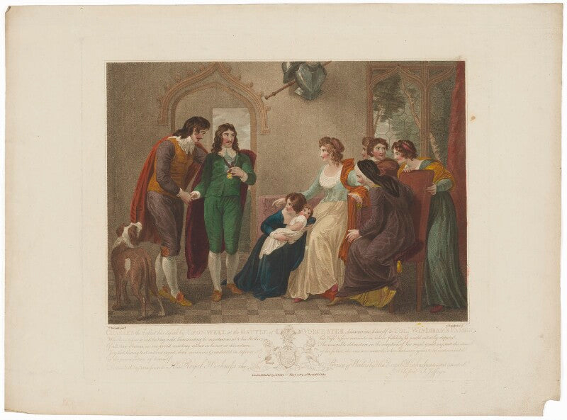 Charles the 2nd after his defeat by cromwell at the battle of worcester npg d32287