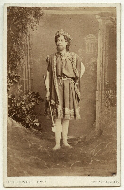 Harriet pelham as jupiter in 'ixion' npg x21754