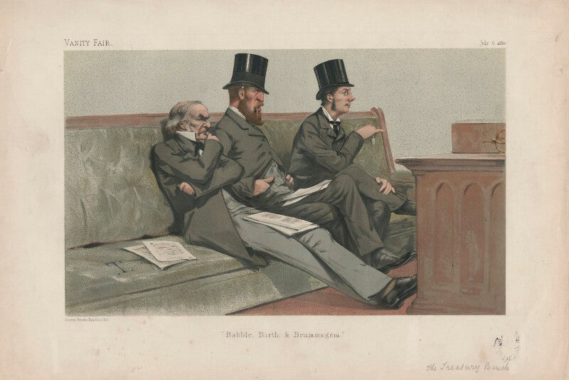 'the treasury bench' william ewart gladstone; spencer compton cavendish, 8th duke of devonshire; joe chamberlain npg d43966