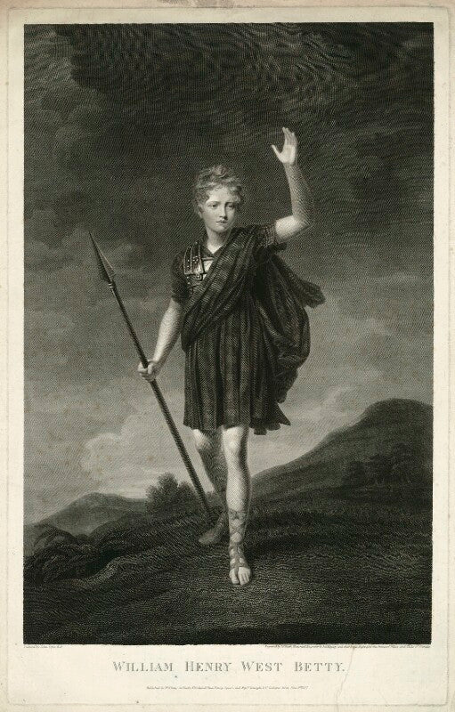 William henry west betty as young norval in 'douglas' npg d31738