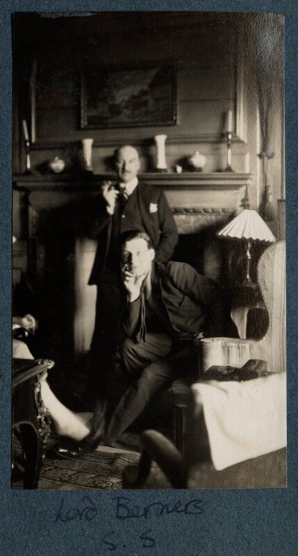 Gerald tyrwhitt wilson, 14th baron berners; siegfried sassoon npg ax142437