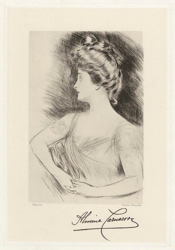 Almina victoria (née wombwell), countess of carnarvon npg d32692