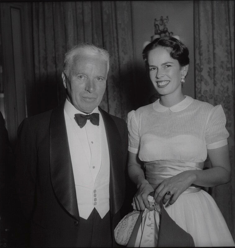 Charlie chaplin; oona o'neill npg x195068