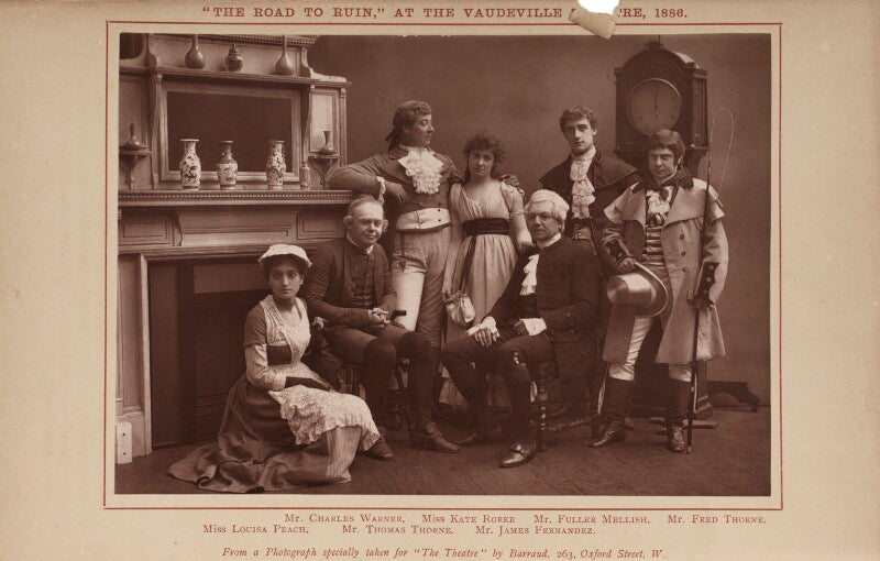 '"the road to ruin," at the vaudeville theatre, 1886' npg ax29797