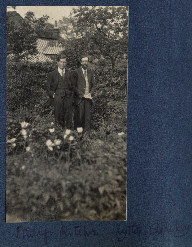 Philip charles thomson ritchie; lytton strachey npg ax141563