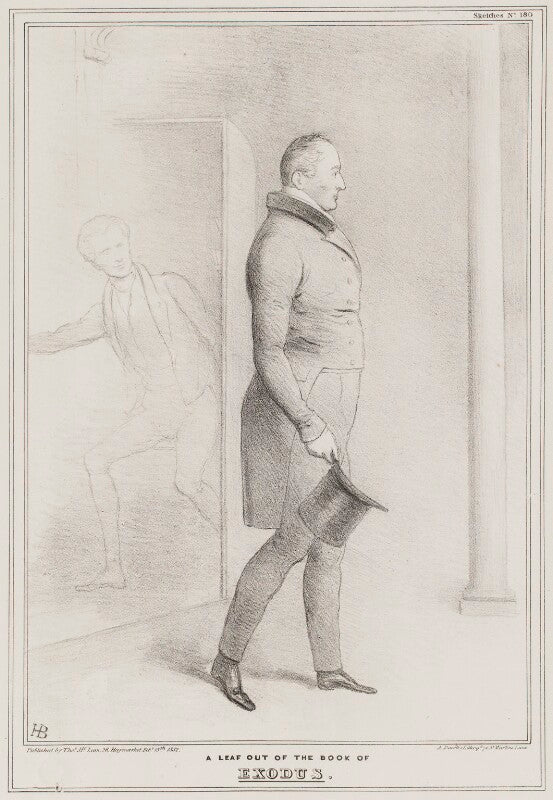 A leaf out of the book of exodus (henry brooke parnell, 1st baron congleton) npg d41115